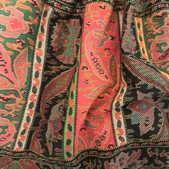 VTG Ralph Lauren Leningrad Russia KING Bedskirt Multi RUST Harvest Drop 12" USA - Picture 4 of 8